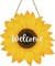 Sunflower Decor Summer Decorations for Home Summer Door Decor Sunflower Wreath Wooden Welcome Sign for Front Door Hanger for Office Wall Indoor Home Decorations